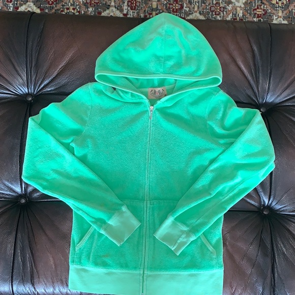 Juicy Couture Tops Juicy Couture Y2k Terry Cloth Zip Up Poshmark